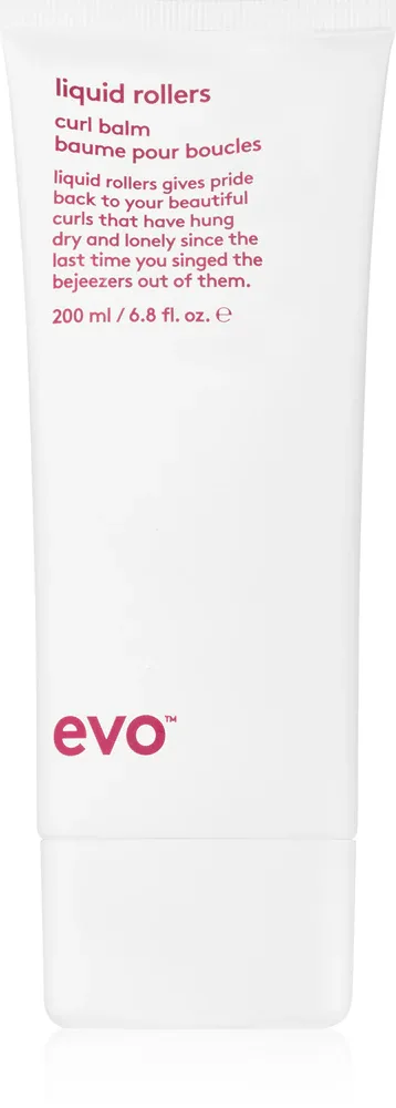 EVO Curl Liquid Rollers - Крем для кудрявых волос для естественной фиксации, 200 ml