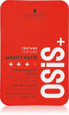 Schwarzkopf Professional Osis+ Mighty Matte - Матирующий крем для волос, 100 мл