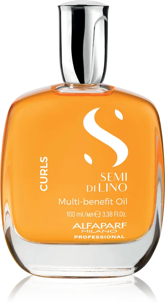 Alfaparf Milano Semi Di Lino Curls - Масло для кудрявых волос, 100 ml