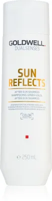 Goldwell Dualsenses Sun Reflects - Очищающий питательный шампунь для волос, подверженных воздействию вредного воздействия солнечных лучей.