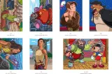 Hachette раскраска по номерам Coloriages mystères - герои и злодеи, битва при Менке — фото 2