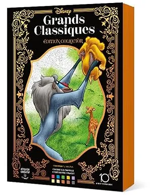 Hachette раскраска по номерам Coloriages mystères Disney Collector — великая классика Том 1-коллекционер 10 лет