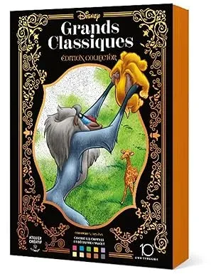 Hachette раскраска по номерам Coloriages mystères Disney Collector — великая классика Том 1-коллекционер 10 лет