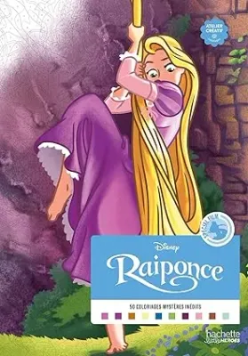 Hachette раскраска по номерам Coloriages mystères Disney Collector — Рапунцель