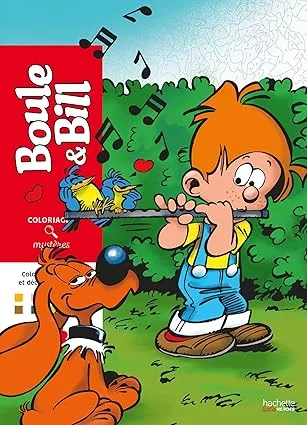 Hachette раскраска по номерам Coloriages mystères Disney Collector — Буль и Билл