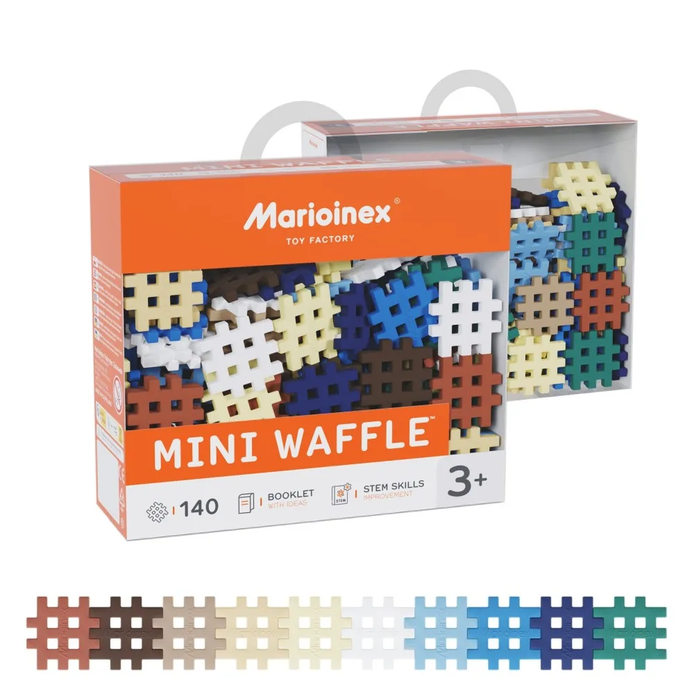 Конструктор Marioinex Mini Waffle 909072 140 деталей арт. 909072 / Конструктор Мариоинекс