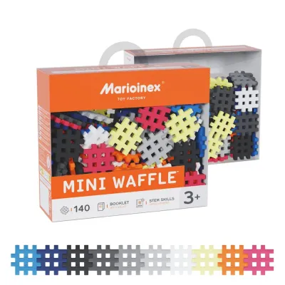 Конструктор Marioinex Mini Waffle 909065 140 деталей арт. 909065 / Конструктор Мариоинекс