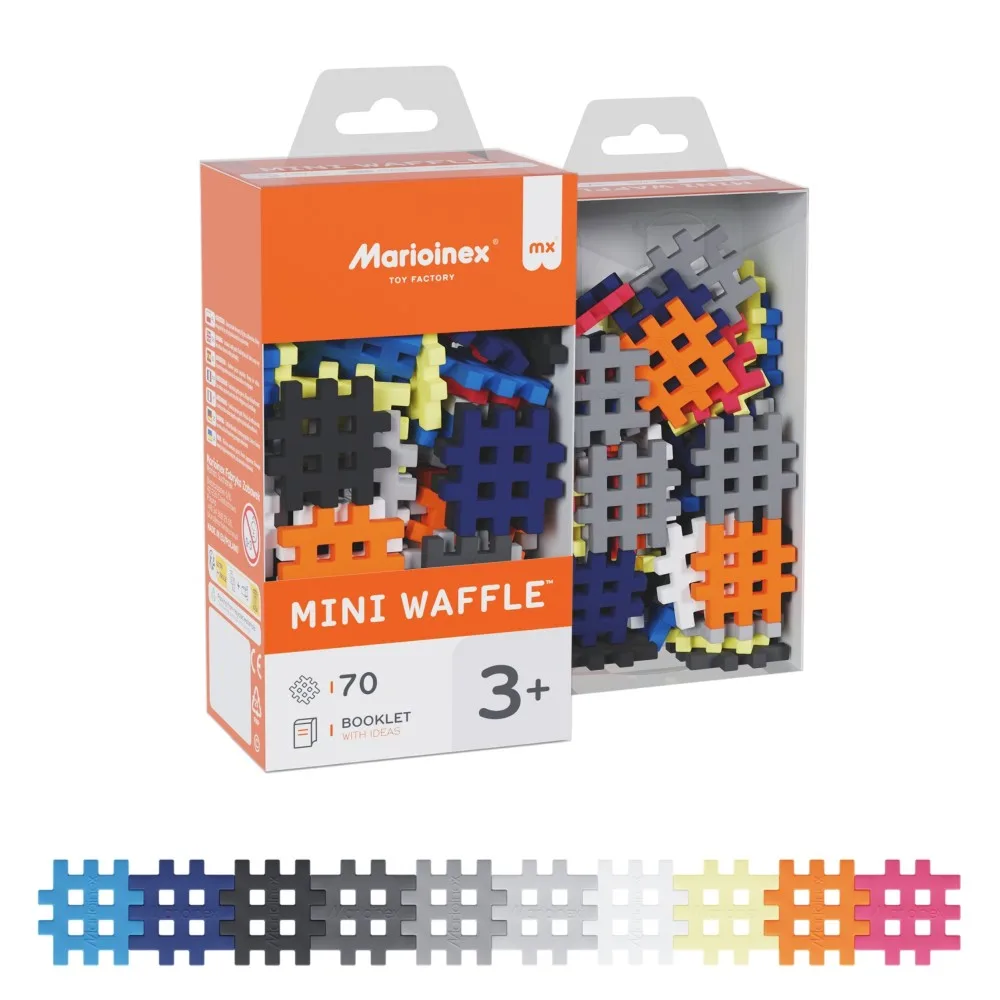 Конструктор Marioinex Mini Waffle 909034 70 деталей арт. 909034 / Конструктор Мариоинекс