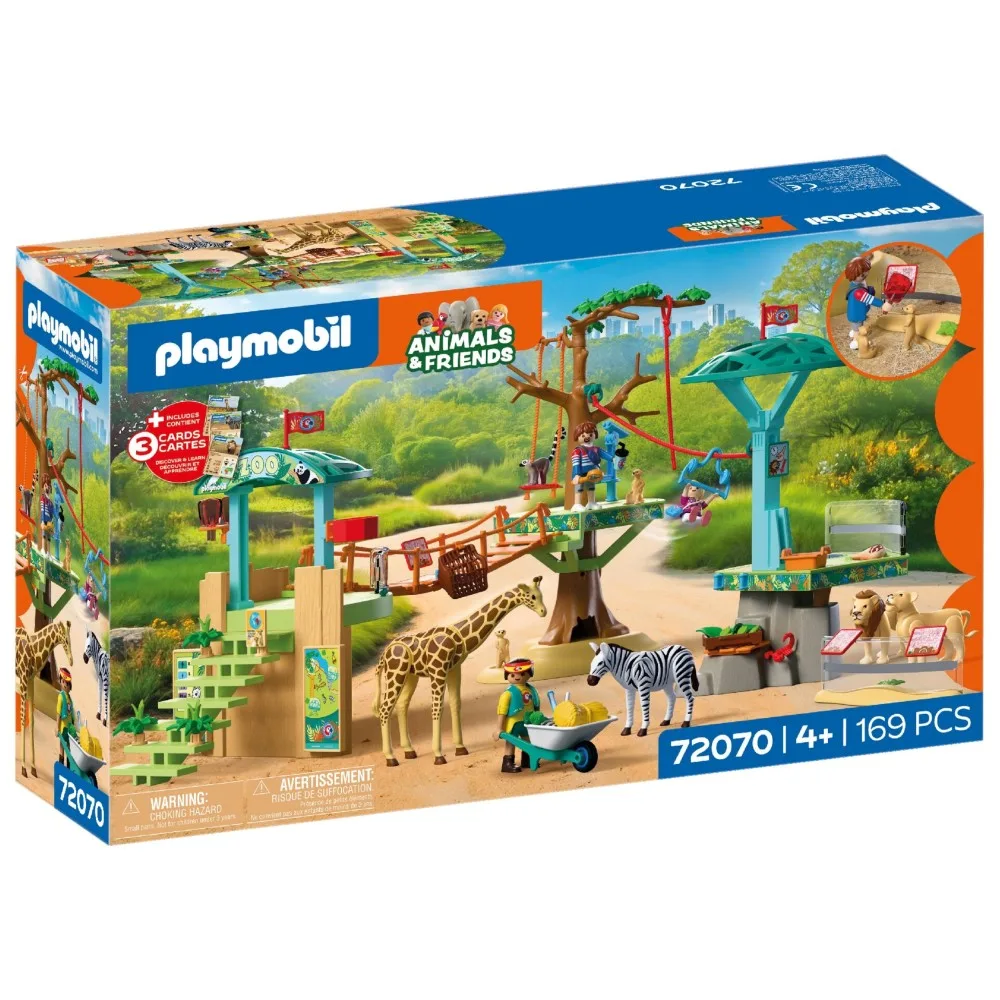 Playmobil Animals 72070 & Friends Верёвочный парк в дикой природе 169 деталей