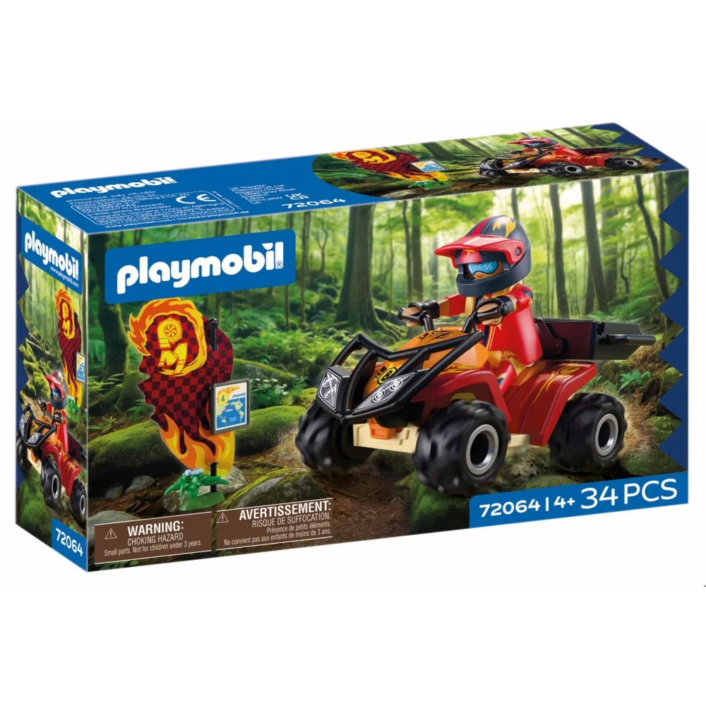 Playmobil Cars 72064 Внедорожный квадроцикл 34 детали