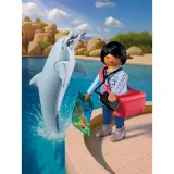 Playmobil Animals 72091 & Friends Дельфин и посетитель 8 деталей — фото 4