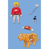 Playmobil Animals 72089 & Friends Тигр и посетитель 7 деталей — фото 3