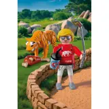Playmobil Animals 72089 & Friends Тигр и посетитель 7 деталей — фото 4