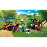 Playmobil Animals 72072 & Friends Смотритель зоопарка с автомобилем 62 детали — фото 5
