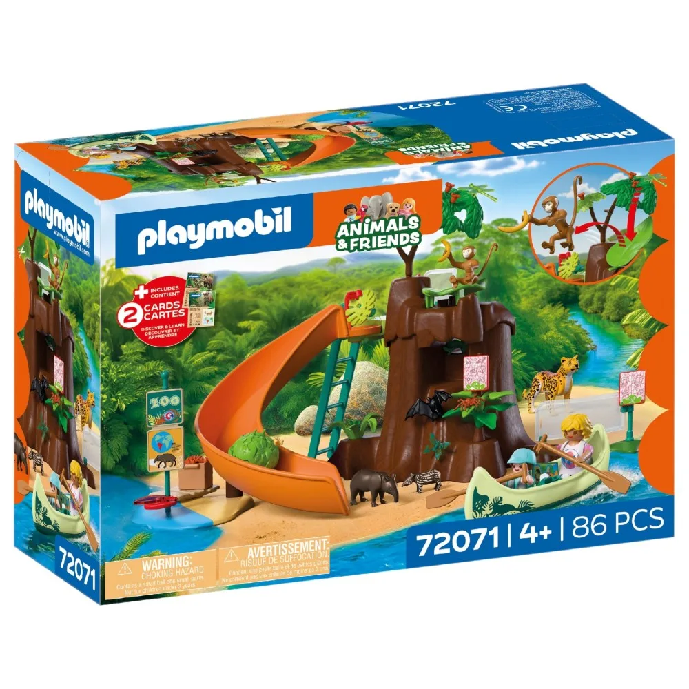 Playmobil Animals 72071 & Friends Приключение в джунглях 86 деталей