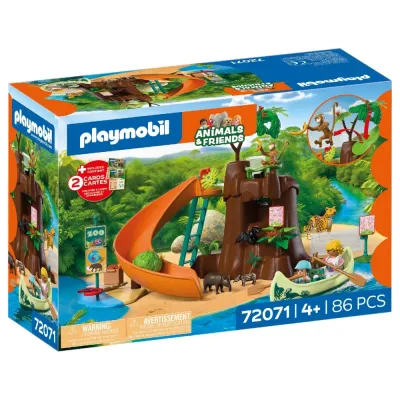 Playmobil Animals 72071 & Friends Приключение в джунглях 86 деталей