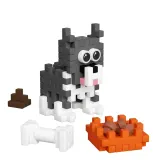 Конструктор Marioinex Mini Waffle POCKET PETS 907917 Хаски 44 деталей арт. 907917 / Конструктор Мариоинекс — фото 2