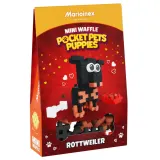 Конструктор Marioinex Mini Waffle POCKET PETS 907900 Ротвейлер 50 деталей арт. 907900 / Конструктор Мариоинекс — фото 1