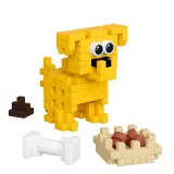 Конструктор Marioinex Mini Waffle POCKET PETS 907887 Золотистый ретривер 52 деталей арт. 907887 / Конструктор Мариоинекс — фото 2