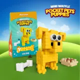 Конструктор Marioinex Mini Waffle POCKET PETS 907887 Золотистый ретривер 52 деталей арт. 907887 / Конструктор Мариоинекс — фото 3