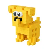 Конструктор Marioinex Mini Waffle POCKET PETS 907887 Золотистый ретривер 52 деталей арт. 907887 / Конструктор Мариоинекс — фото 4