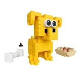 Конструктор Marioinex Mini Waffle POCKET PETS 907887 Золотистый ретривер 52 деталей арт. 907887 / Конструктор Мариоинекс — фото 5