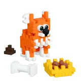 Конструктор Marioinex Mini Waffle POCKET PETS 907870 Вельш-корги пемброк 49 деталей арт. 907870 / Конструктор Мариоинекс — фото 2