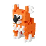 Конструктор Marioinex Mini Waffle POCKET PETS 907870 Вельш-корги пемброк 49 деталей арт. 907870 / Конструктор Мариоинекс — фото 4