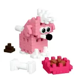 Конструктор Marioinex Mini Waffle POCKET PETS 907856 Пудель 47 деталей арт. 907856 / Конструктор Мариоинекс — фото 2