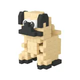 Конструктор Marioinex Mini Waffle POCKET PETS 907849 Мопс 42 деталей арт. 907849 / Конструктор Мариоинекс — фото 4