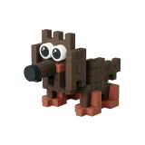 Конструктор Marioinex Mini Waffle POCKET PETS 907832 Такса 43 деталей арт. 907832 / Конструктор Мариоинекс — фото 4