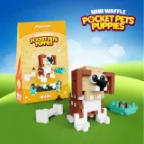 Конструктор Marioinex Mini Waffle POCKET PETS 907825 Бигль 46 деталей арт. 907825 / Конструктор Мариоинекс — фото 3