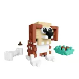 Конструктор Marioinex Mini Waffle POCKET PETS 907825 Бигль 46 деталей арт. 907825 / Конструктор Мариоинекс — фото 5