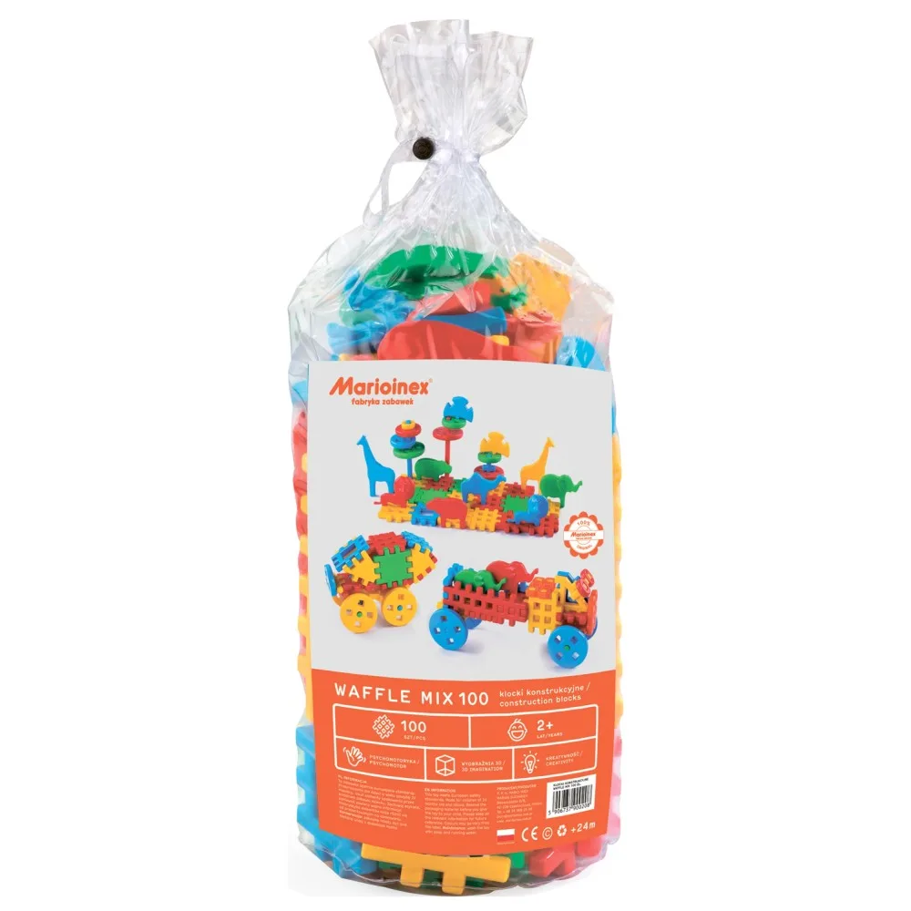Конструктор Marioinex Waffle MIX 900208 100 деталей арт. 900208 / Конструктор Мариоинекс
