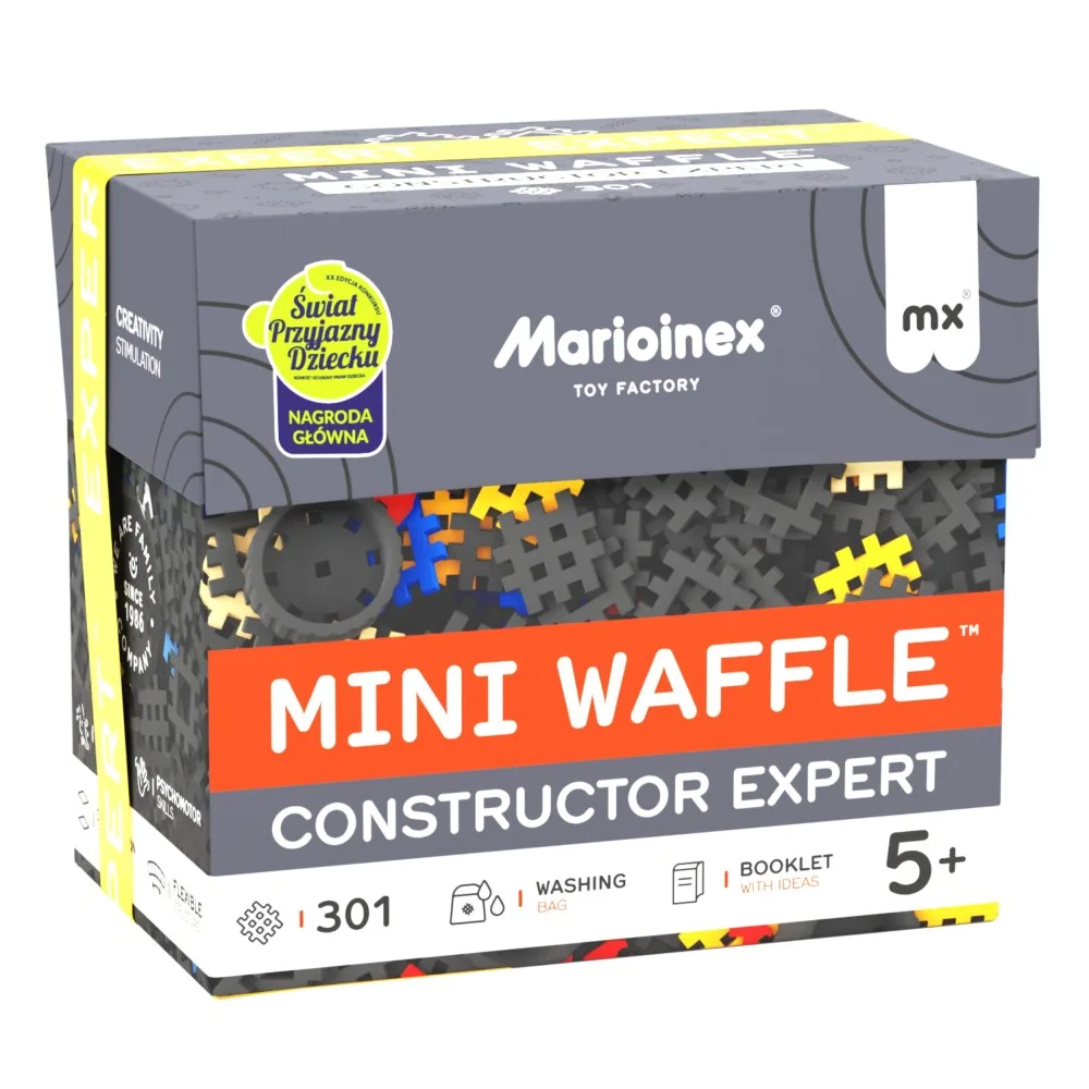 Конструктор Marioinex Mini Waffle EXPERT 904039 301 деталь арт. 904039 / Конструктор Мариоинекс