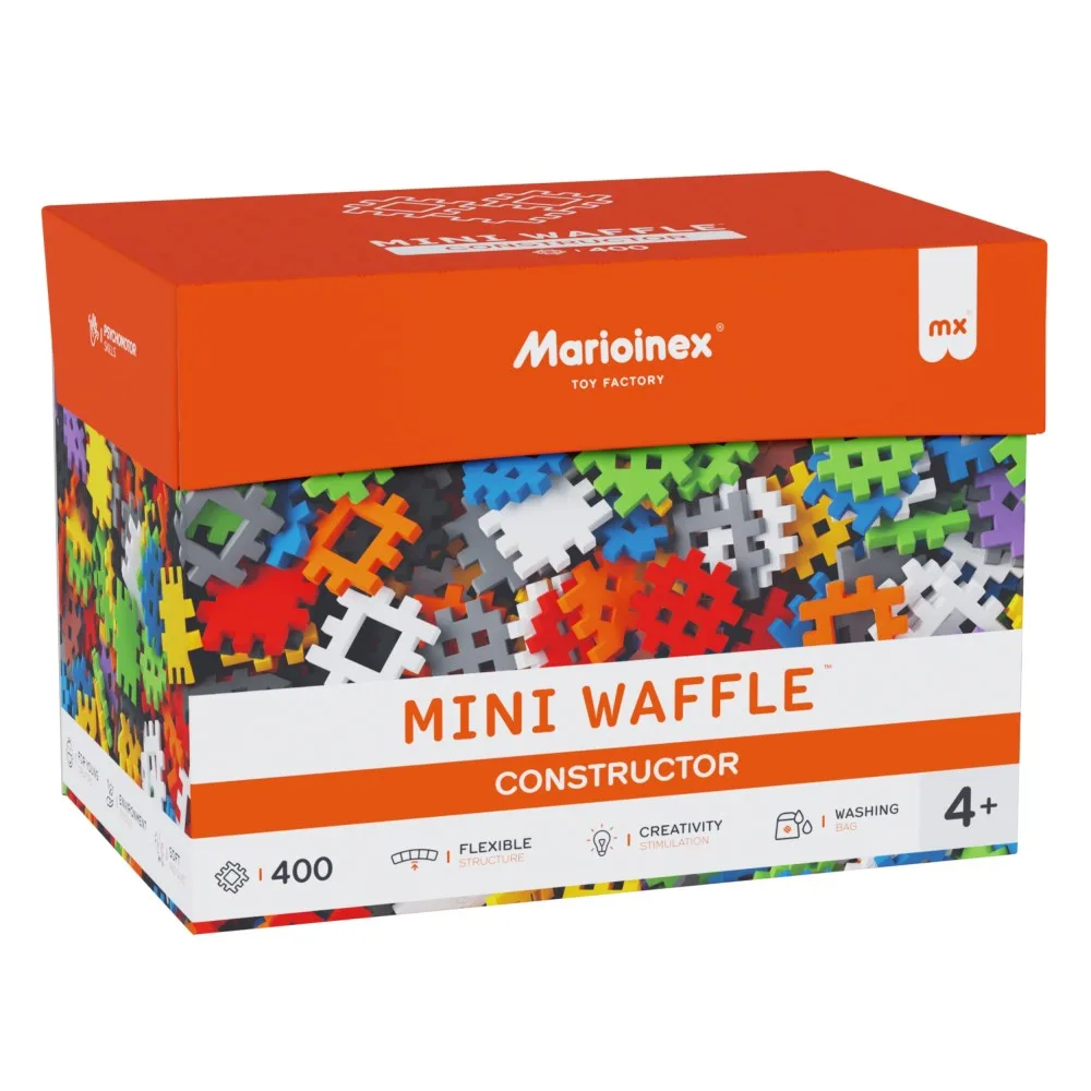 Конструктор Marioinex Mini Waffle 908440 400 деталей арт. 908440 / Конструктор Мариоинекс