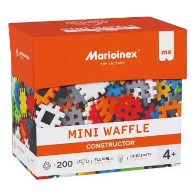 Конструктор Marioinex Mini Waffle 908433 200 деталей арт. 908433 / Конструктор Мариоинекс