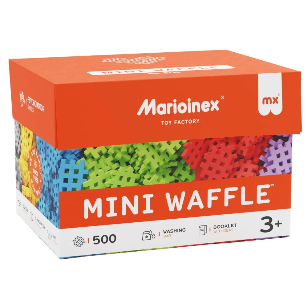 Конструктор Marioinex Mini Waffle 902141 500 деталей арт. 902141 / Конструктор Мариоинекс