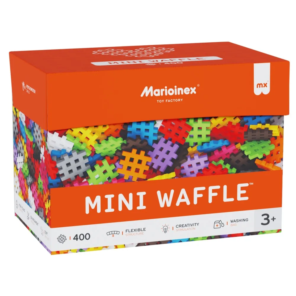 Конструктор Marioinex Mini Waffle 908303 400 деталей арт. 908303 / Конструктор Мариоинекс