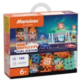 Конструктор Marioinex Mini Waffle CITY 906996 Заправочная станция 148 деталей арт. 906996 / Конструктор Мариоинекс — фото 1