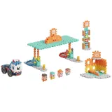 Конструктор Marioinex Mini Waffle CITY 906996 Заправочная станция 148 деталей арт. 906996 / Конструктор Мариоинекс — фото 2