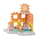 Конструктор Marioinex Mini Waffle CITY 906996 Заправочная станция 148 деталей арт. 906996 / Конструктор Мариоинекс — фото 4