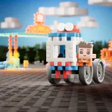 Конструктор Marioinex Mini Waffle CITY 906996 Заправочная станция 148 деталей арт. 906996 / Конструктор Мариоинекс — фото 6