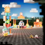 Конструктор Marioinex Mini Waffle CITY 906996 Заправочная станция 148 деталей арт. 906996 / Конструктор Мариоинекс — фото 7