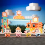 Конструктор Marioinex Mini Waffle CITY 906996 Заправочная станция 148 деталей арт. 906996 / Конструктор Мариоинекс — фото 8