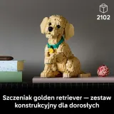 Конструктор LEGO Icons 11384 Щенок золотистого ретривера — фото 5