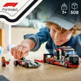 Конструктор LEGO City 60493 Грузовик F1 с болидом Audi F1 — фото 6