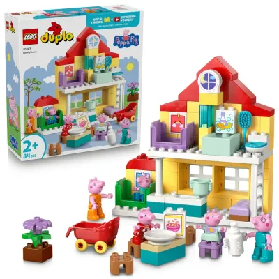 Конструктор LEGO DUPLO 10467 Свинка Пеппа Семейный дом арт. 10467 / ЛЕГО Дупло Свинка Пеппа