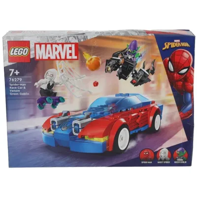 OUTLET LEGO Marvel Super Heroes - Гоночный автомобиль Спайдер-Мэна и Зеленого Гоблина 76279
