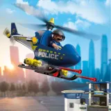 Игровой набор Playmobil 72080 Полицейский вертолёт с радаром City Action 72080 28 деталей — фото 5